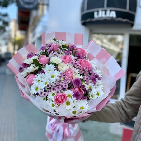 Pembe Gül ve Kasımatı Aranjman